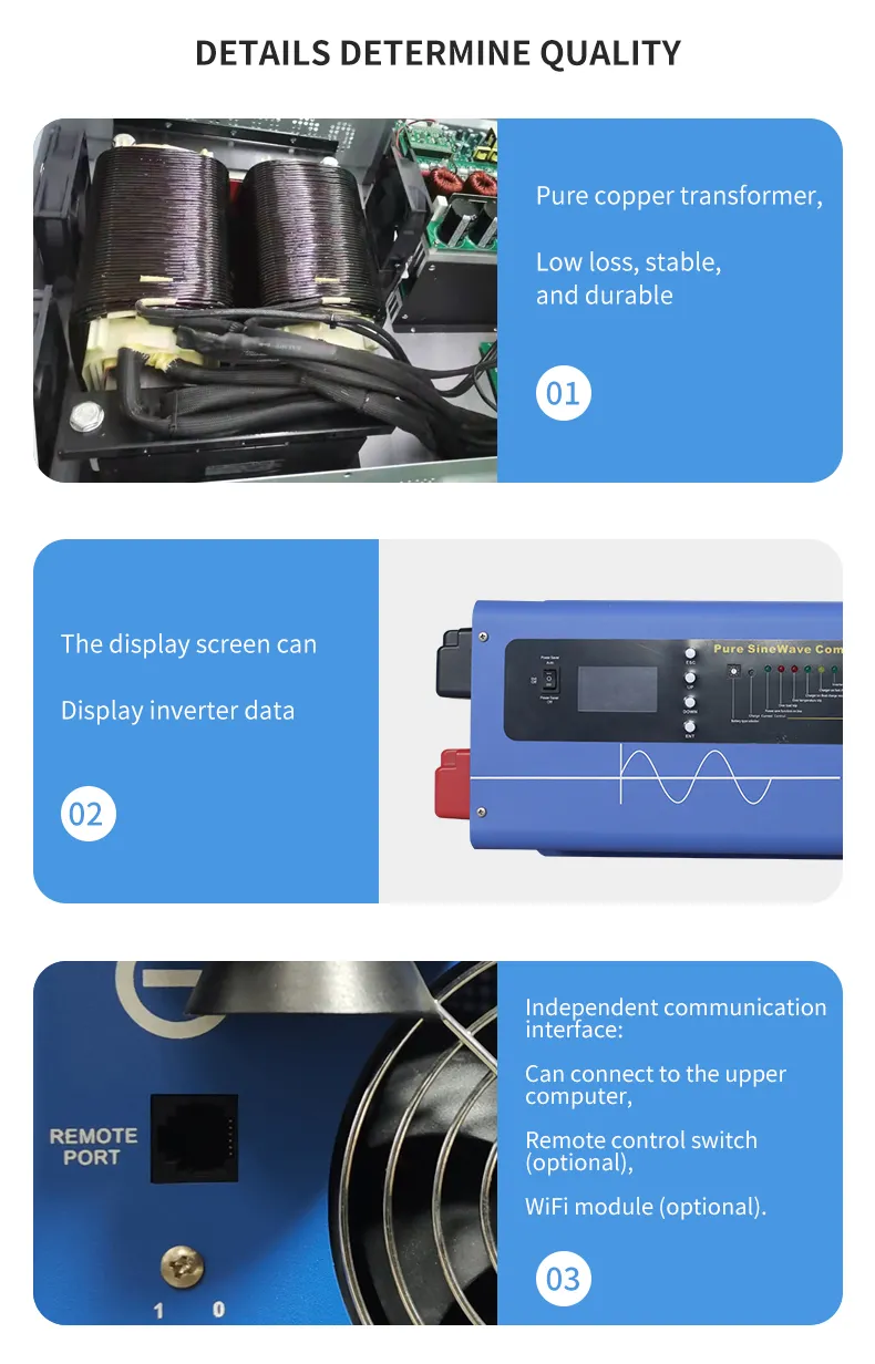 4-6kw Low frequency solar inverter