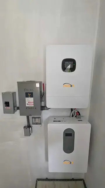 Solar inverter+lithium iron phosphate battery installation combination