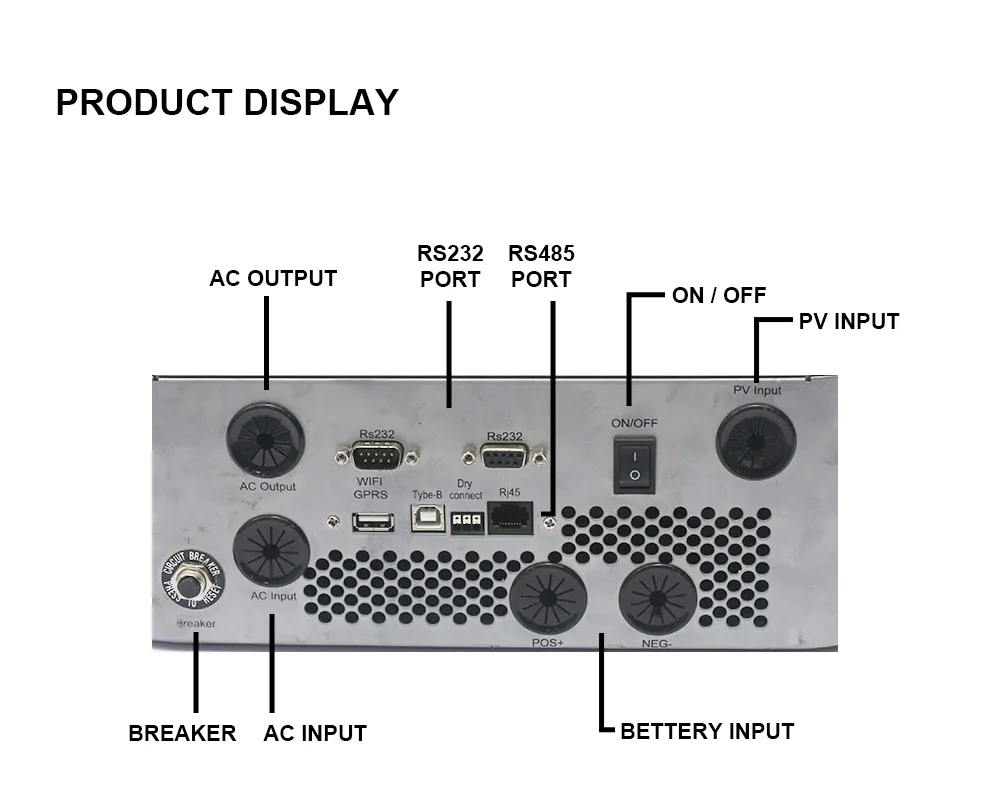 ISGC-T series Hybrid solar inverter