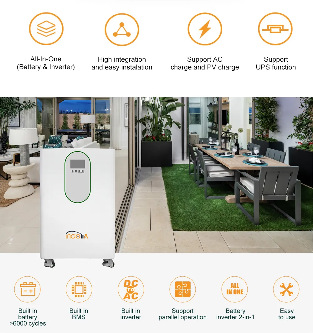All in one system:15KWh battery & 10KW split hybrid inverter