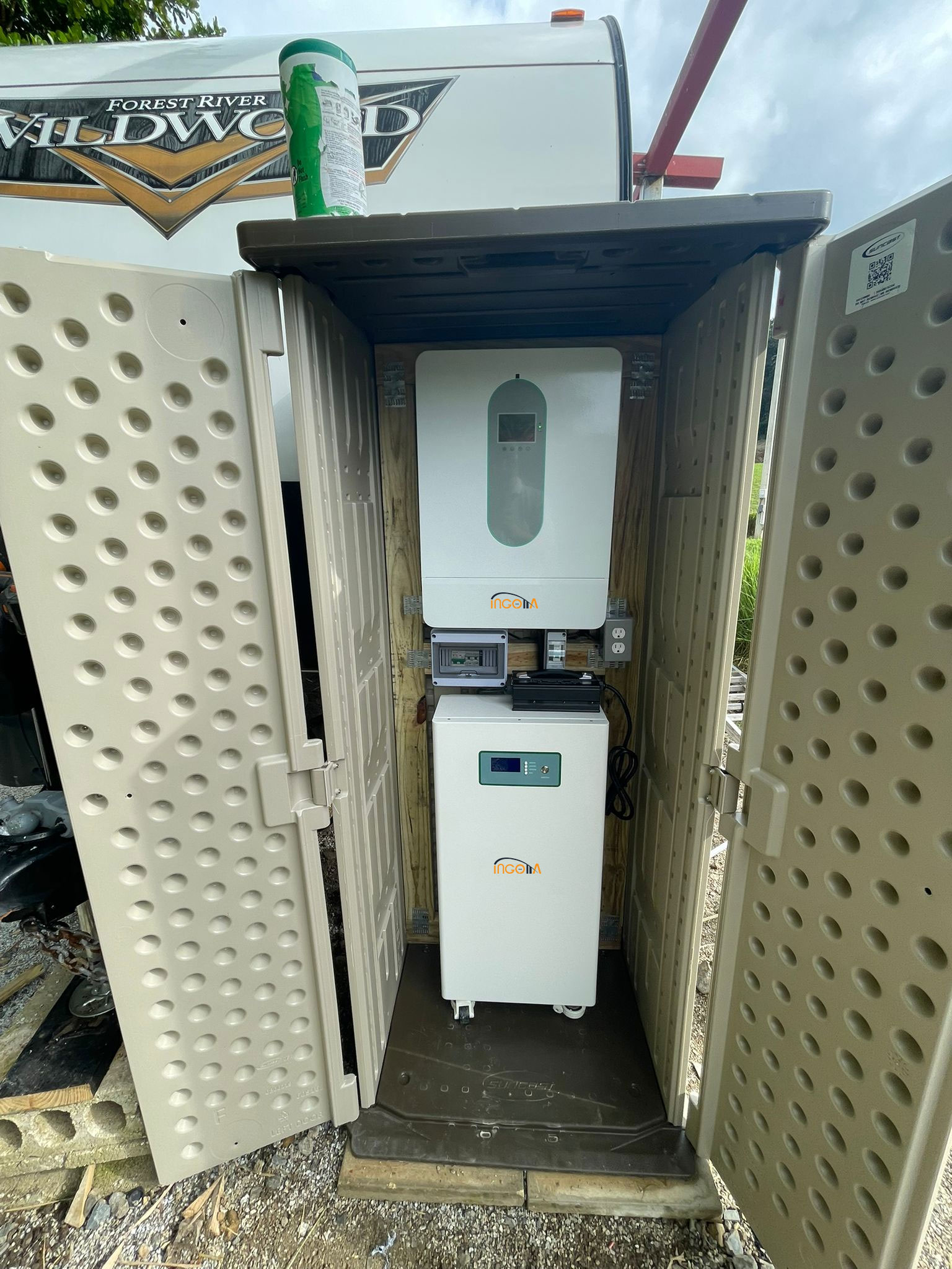 Solar inverter & 15Kwh Lifepo4 battery